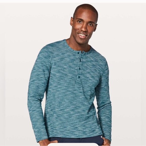 Lululemon Pulse Slub Henley Lightweight Rulu
Heathered Alberta Lake size Large - Picture 1 of 6